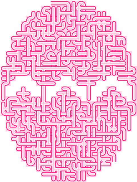 Easter Egg — 31×40 のsquare迷路