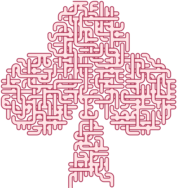 Shamrock — 38×40 のsquare迷路