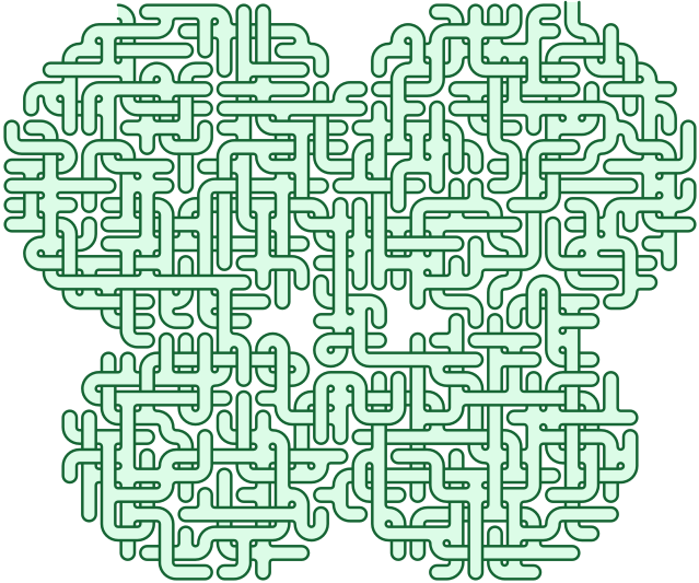 Butterfly — 40×34 のsquare迷路