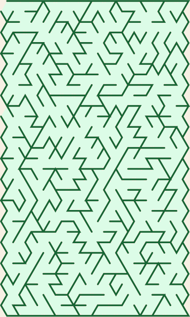 Triangle — 30×30 triangle maze
