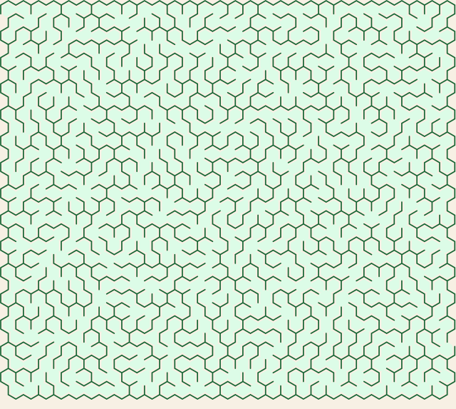Hex — 30×30 hex maze