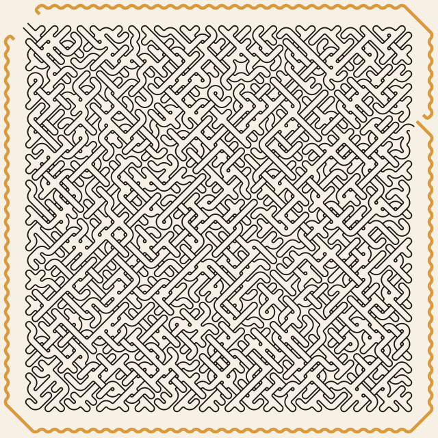 Diamond — 30×30 diamond maze