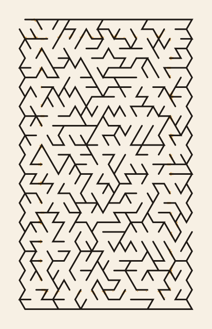 Triangle — 30×30 triangle maze