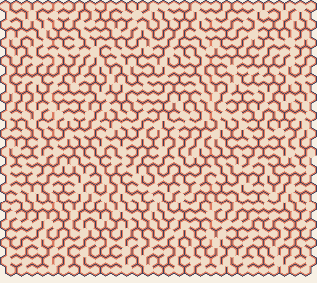 Hex — 30×30 hex maze