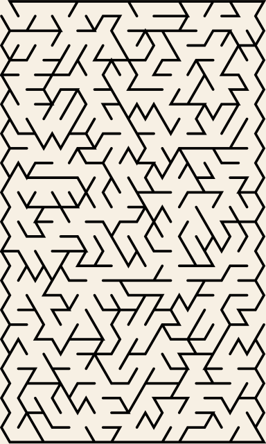 Triangle — 30×30 triangle maze