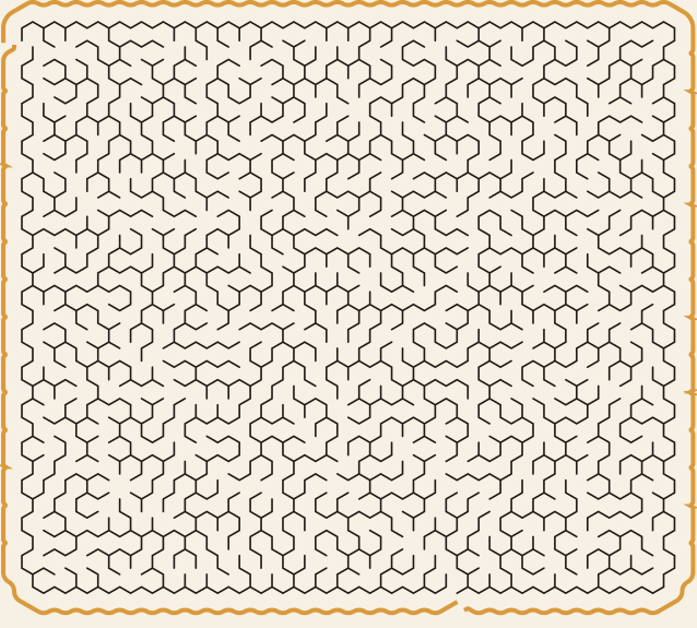 Hex — 30×30 hex maze