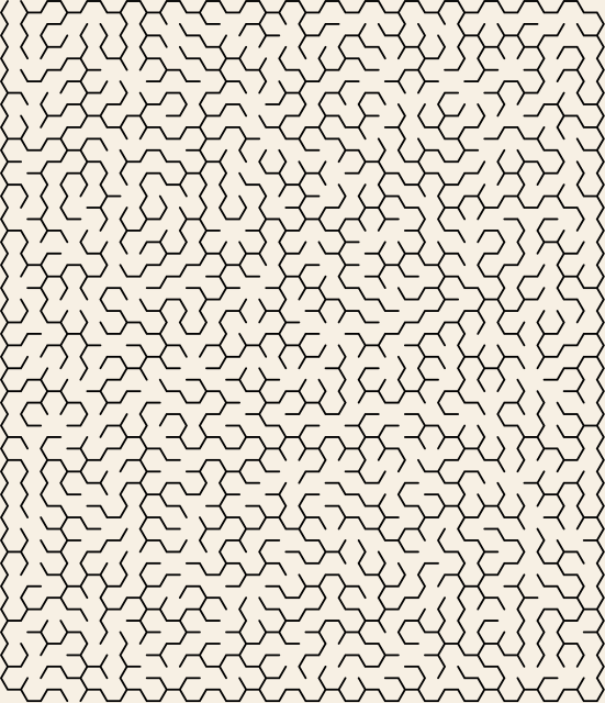 Hex-flat — 30×30 hex-flat maze