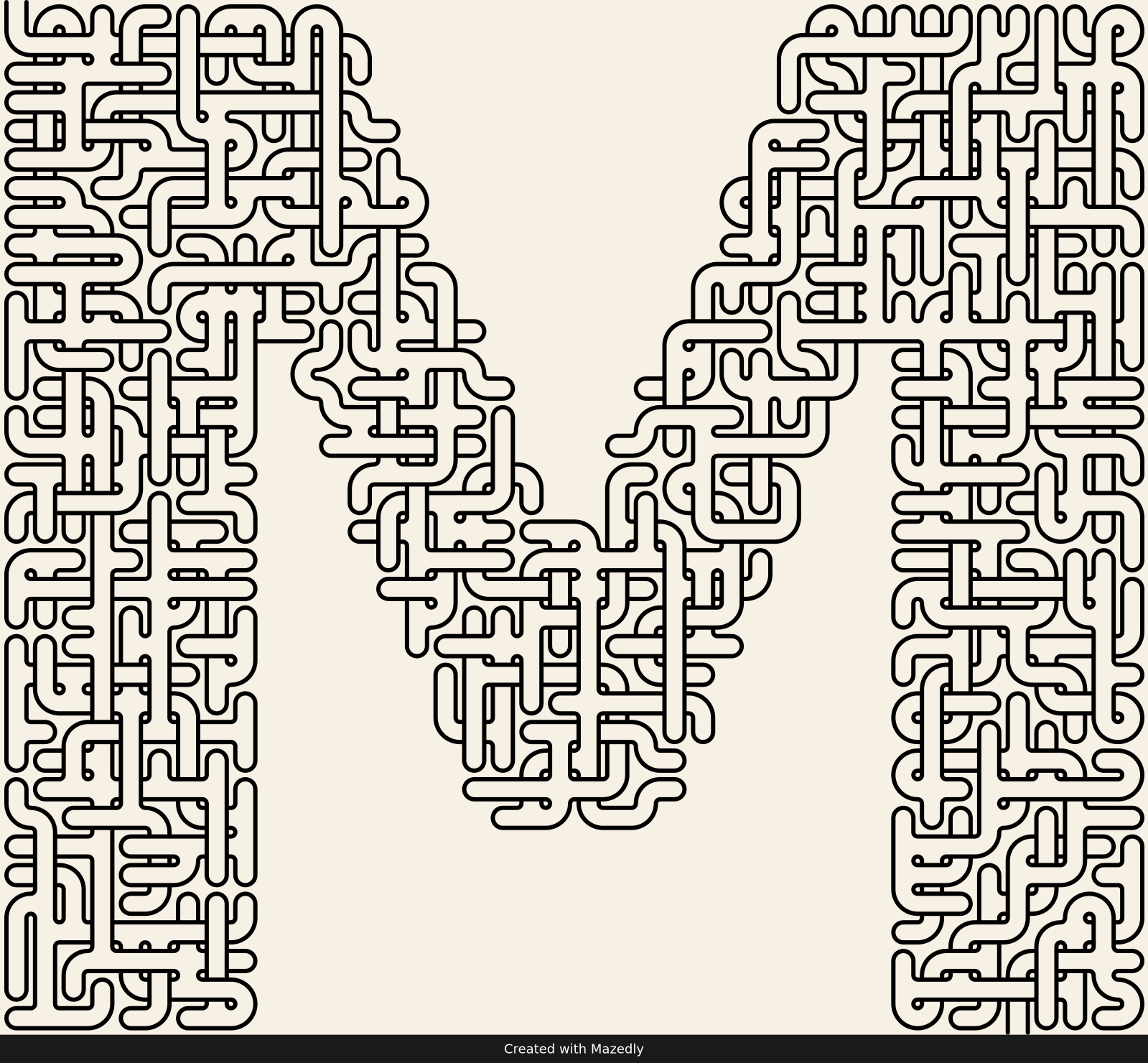 Letter M — Classic Ink