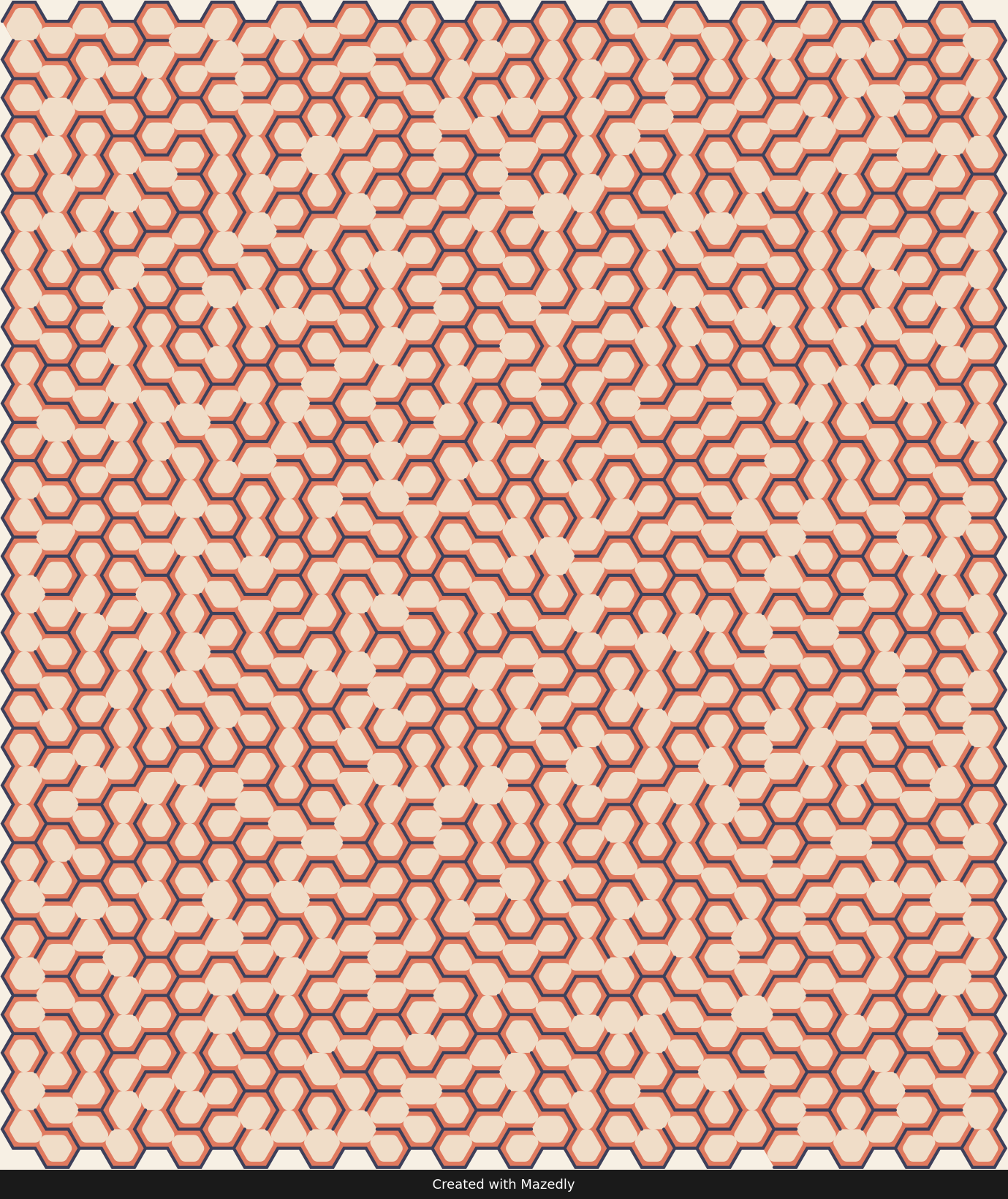 Hex-flat — Terracotta