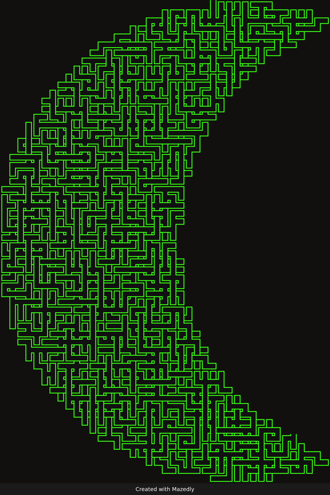 Crescent Moon — Neon Lime