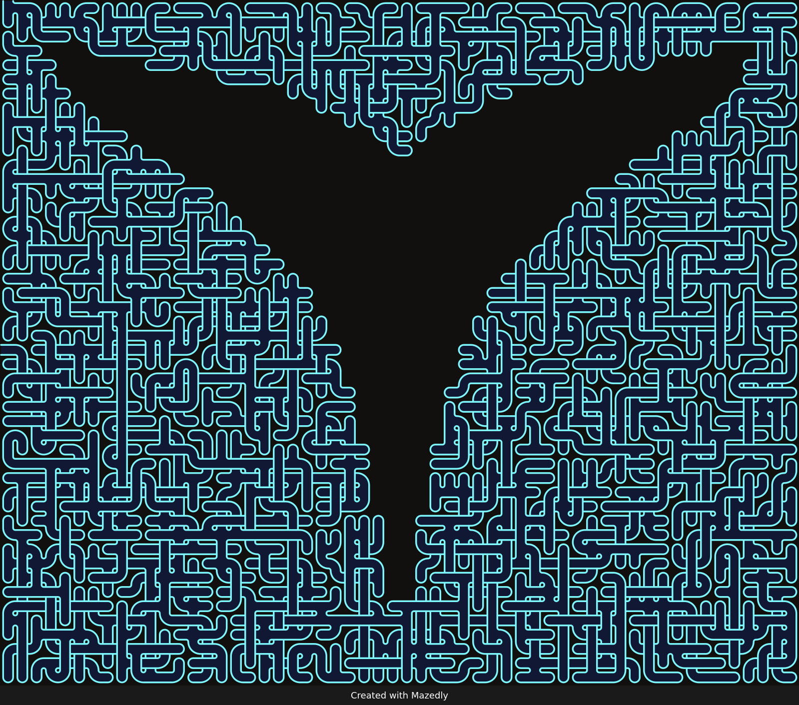 Whale Fluke (Inverted) — Midnight Neon
