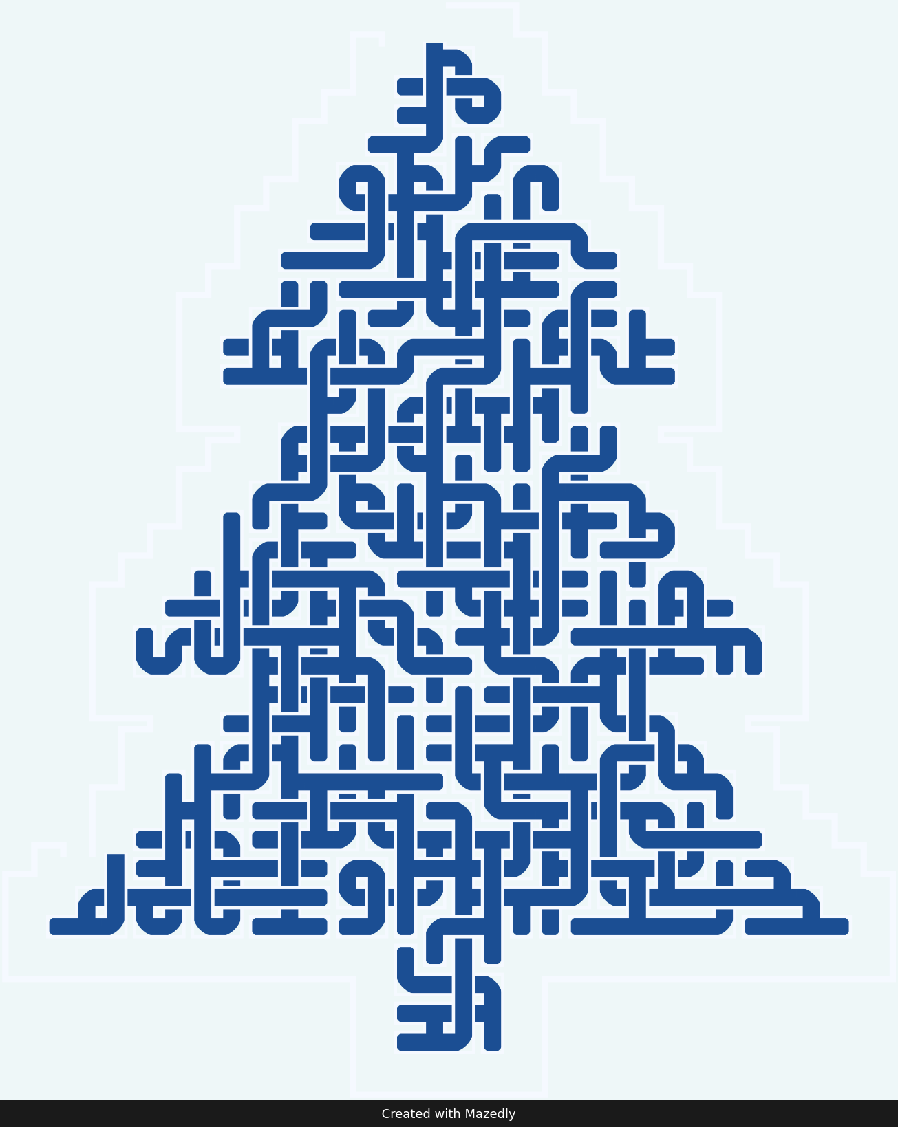 Pine Tree — Cyanotype