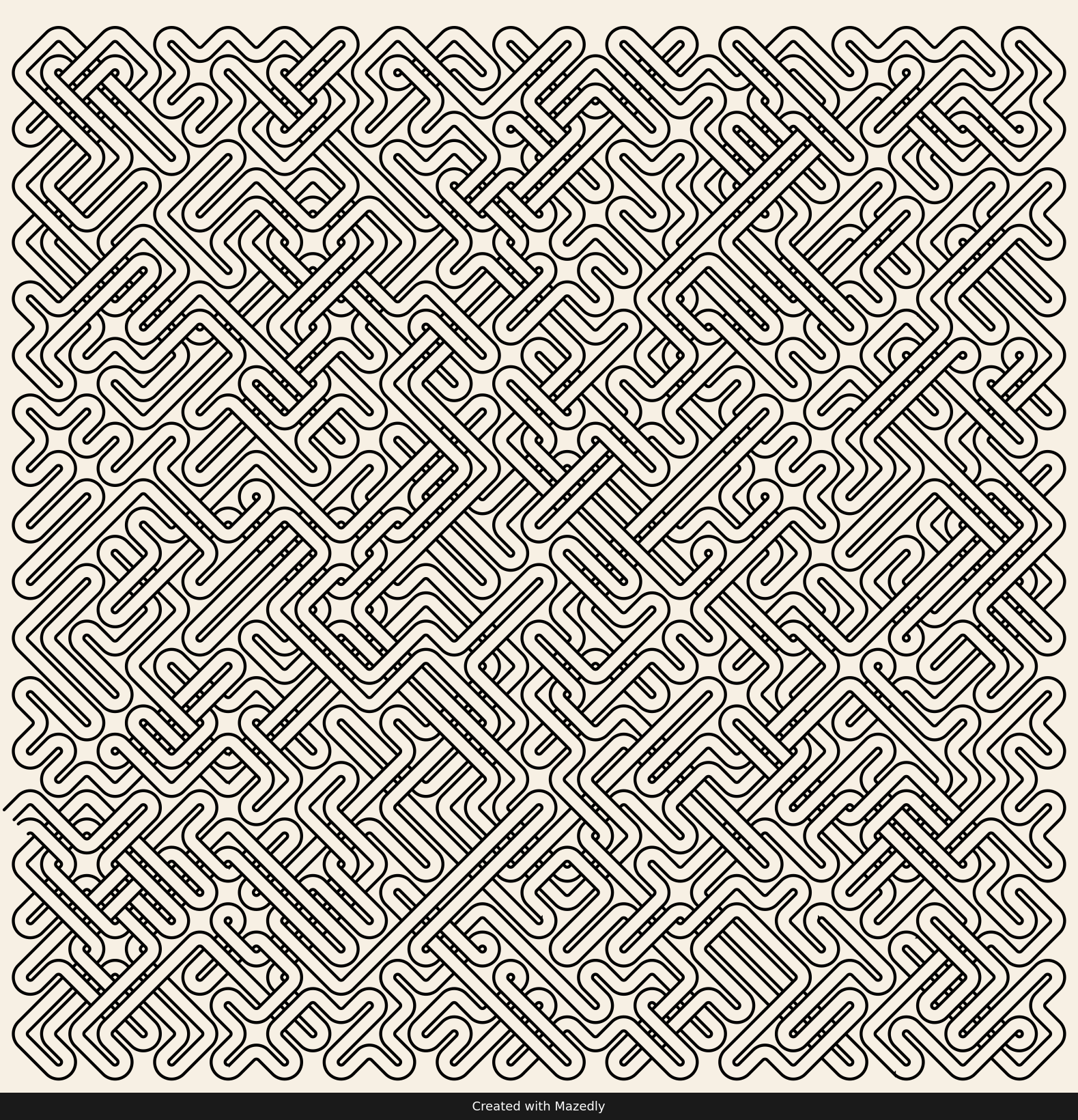 Woven diamond — Classic Ink