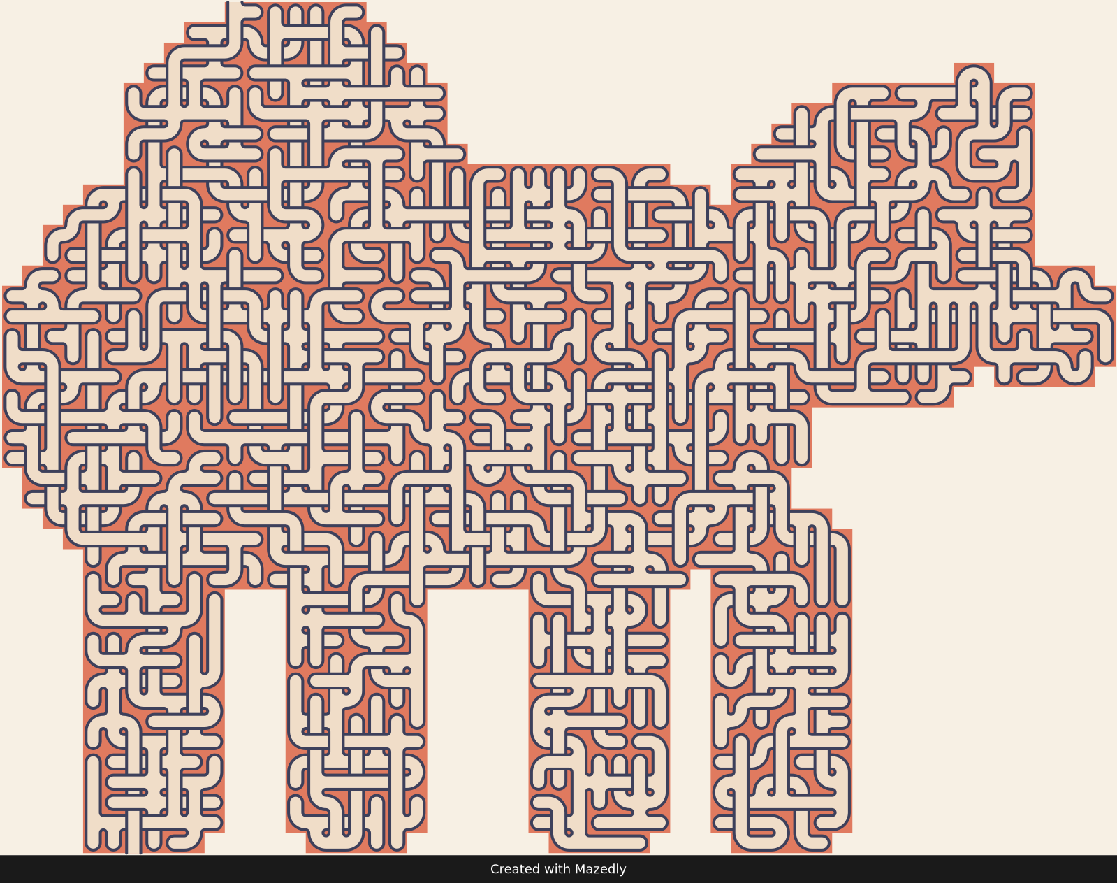 Walking Bear — Terracotta
