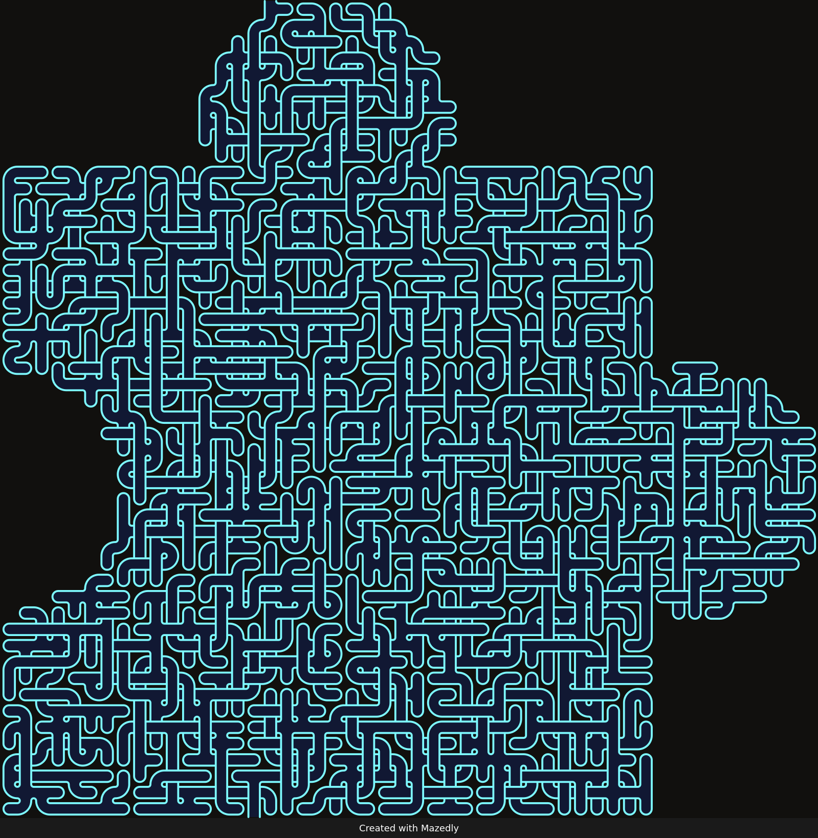 Puzzle Piece — Midnight Neon