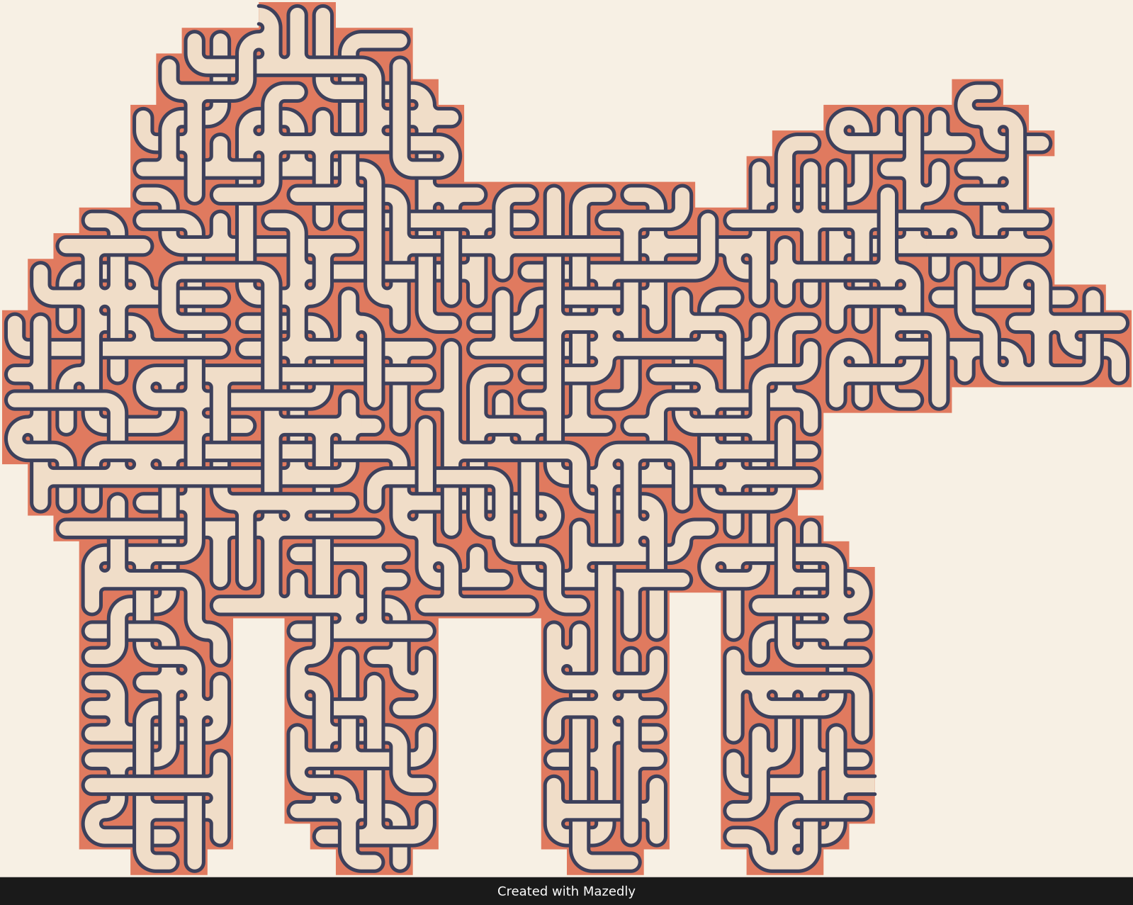 Walking Bear — Terracotta