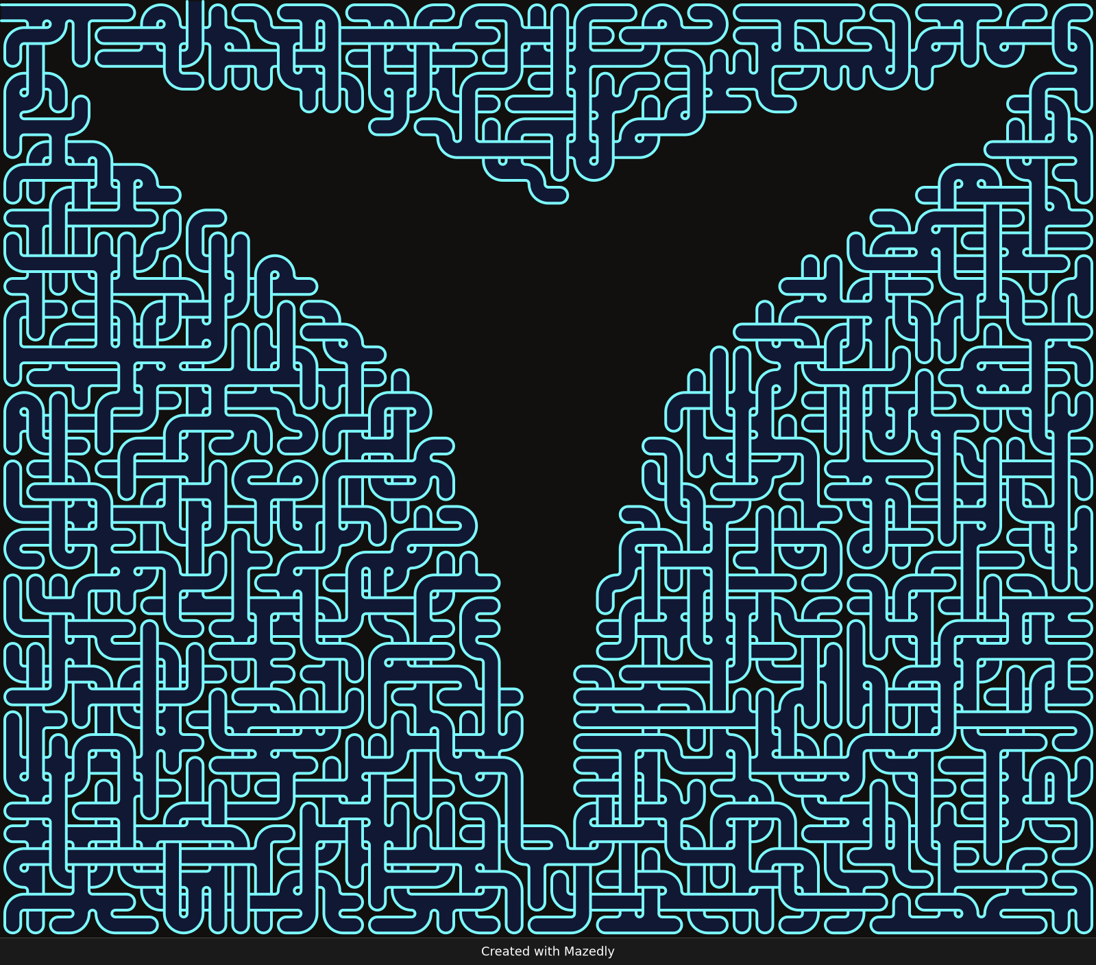 Whale Fluke (Inverted) — Midnight Neon
