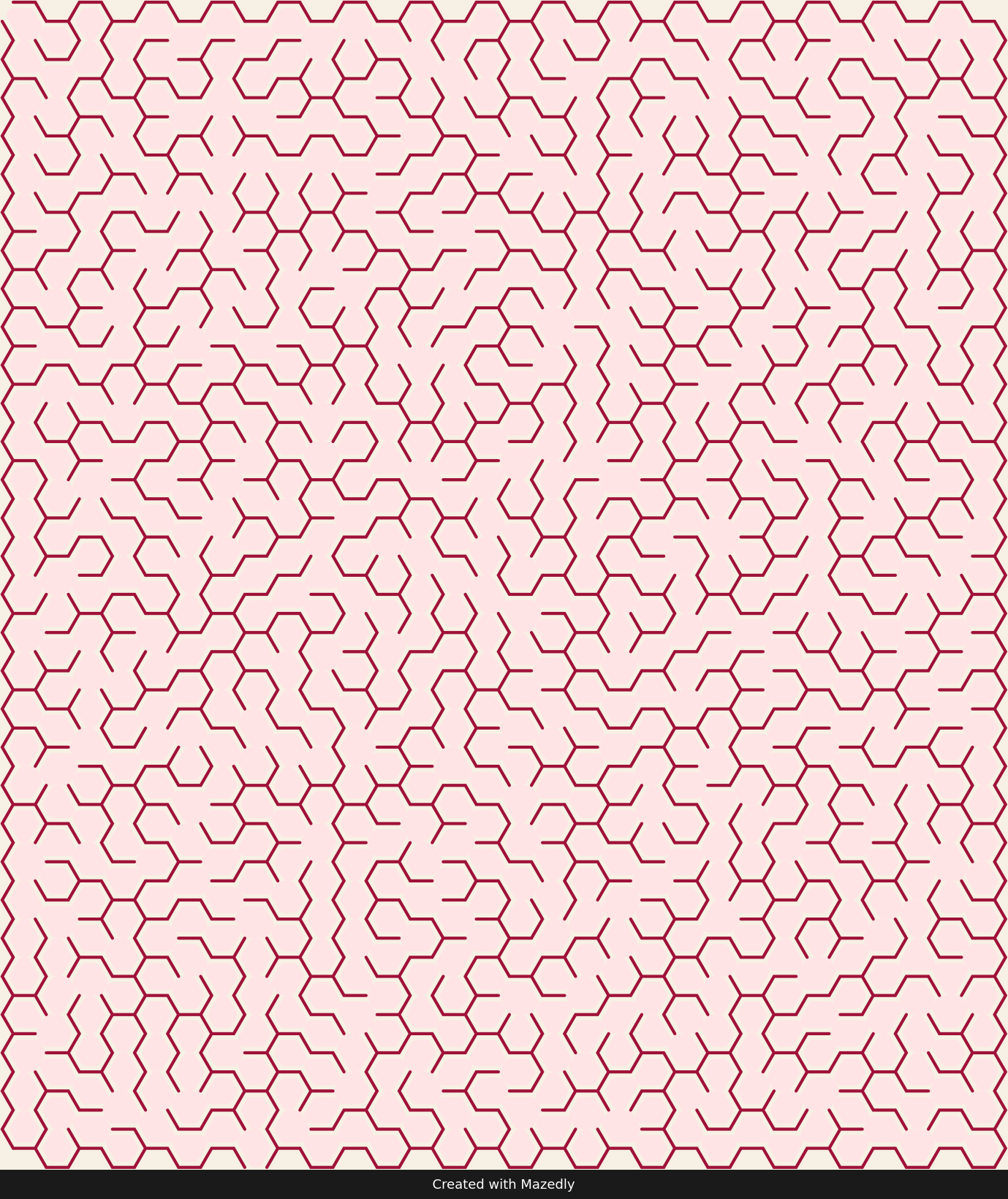 Hex-flat — Rose Quartz