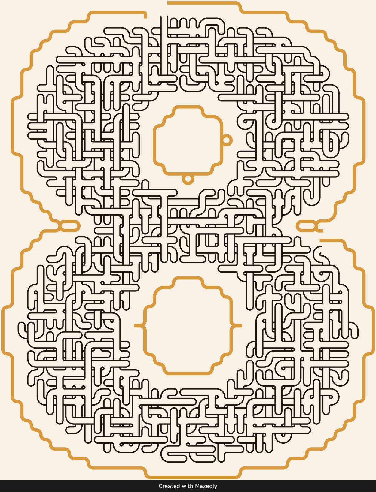 Number 8 — Paper & Brass