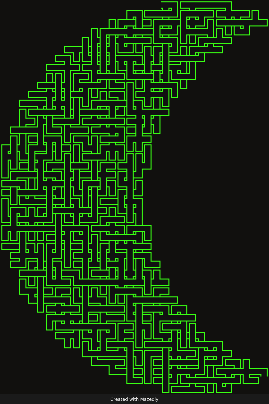 Crescent Moon — Neon Lime