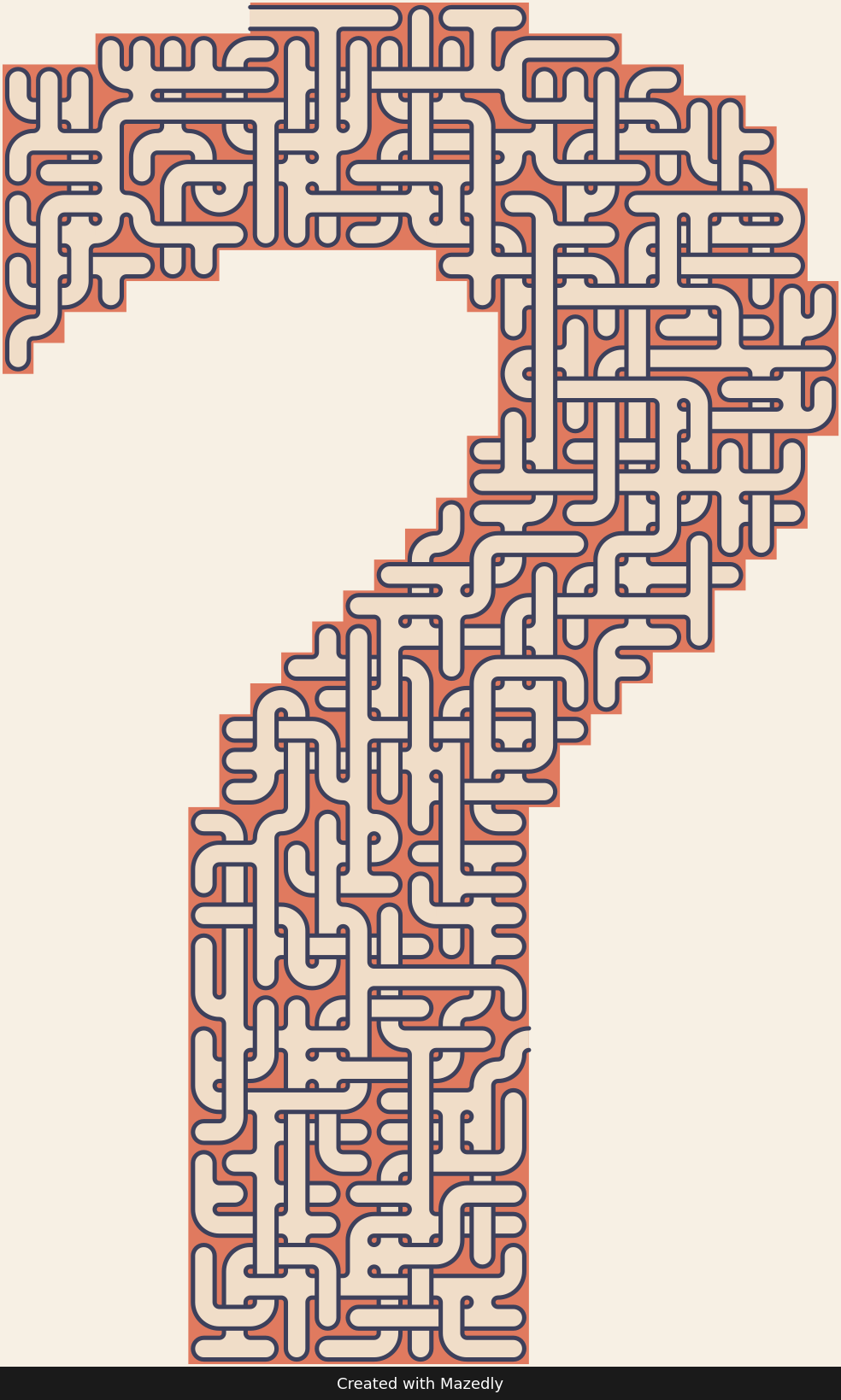 Question Mark — Terracotta