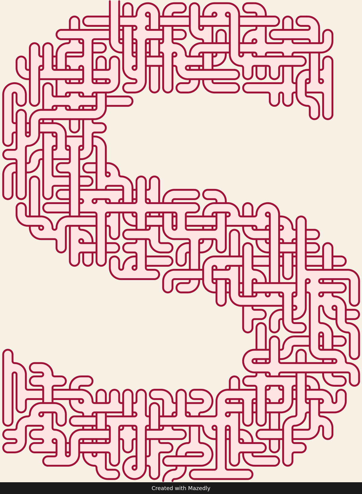 Letter S — Rose Quartz
