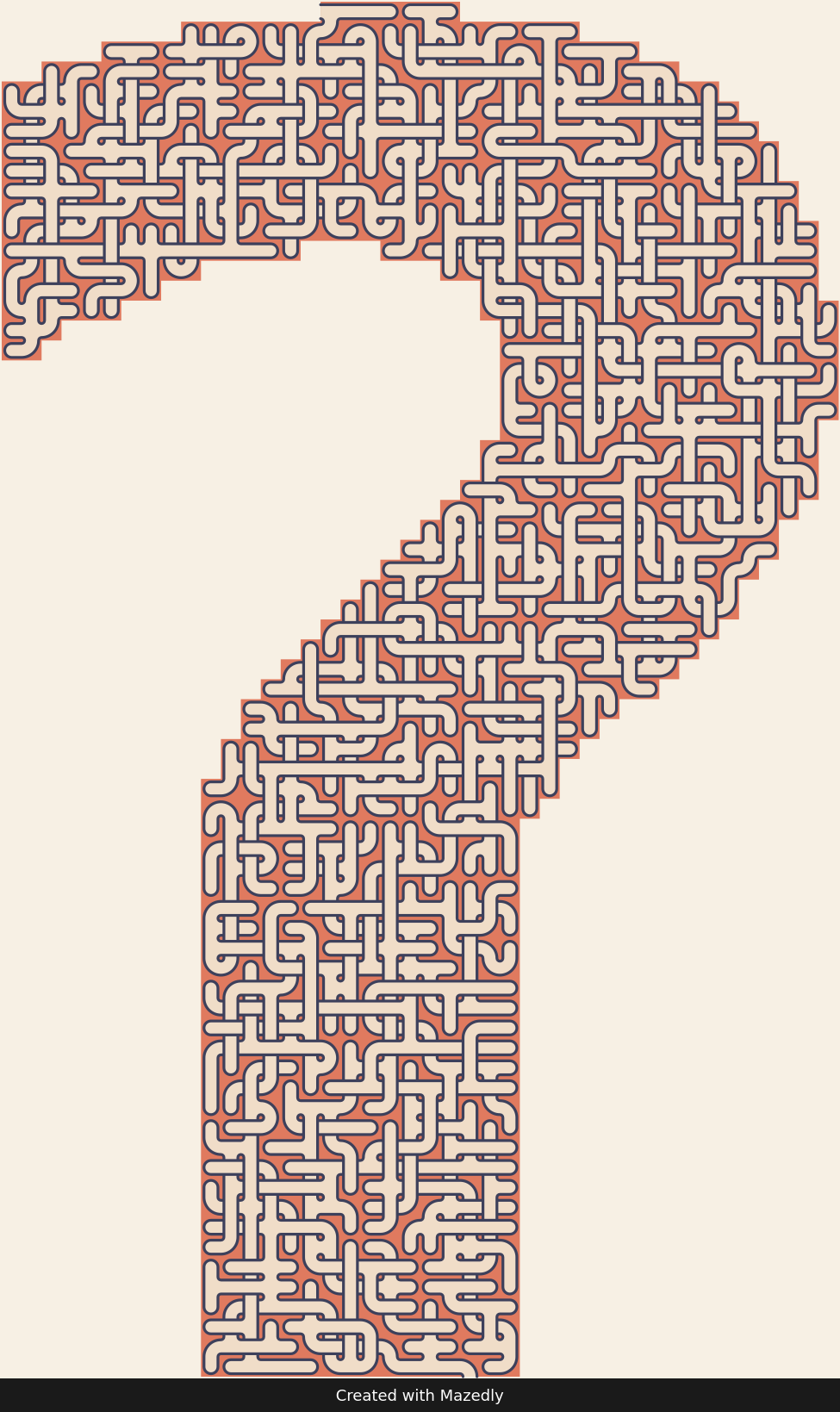Question Mark — Terracotta