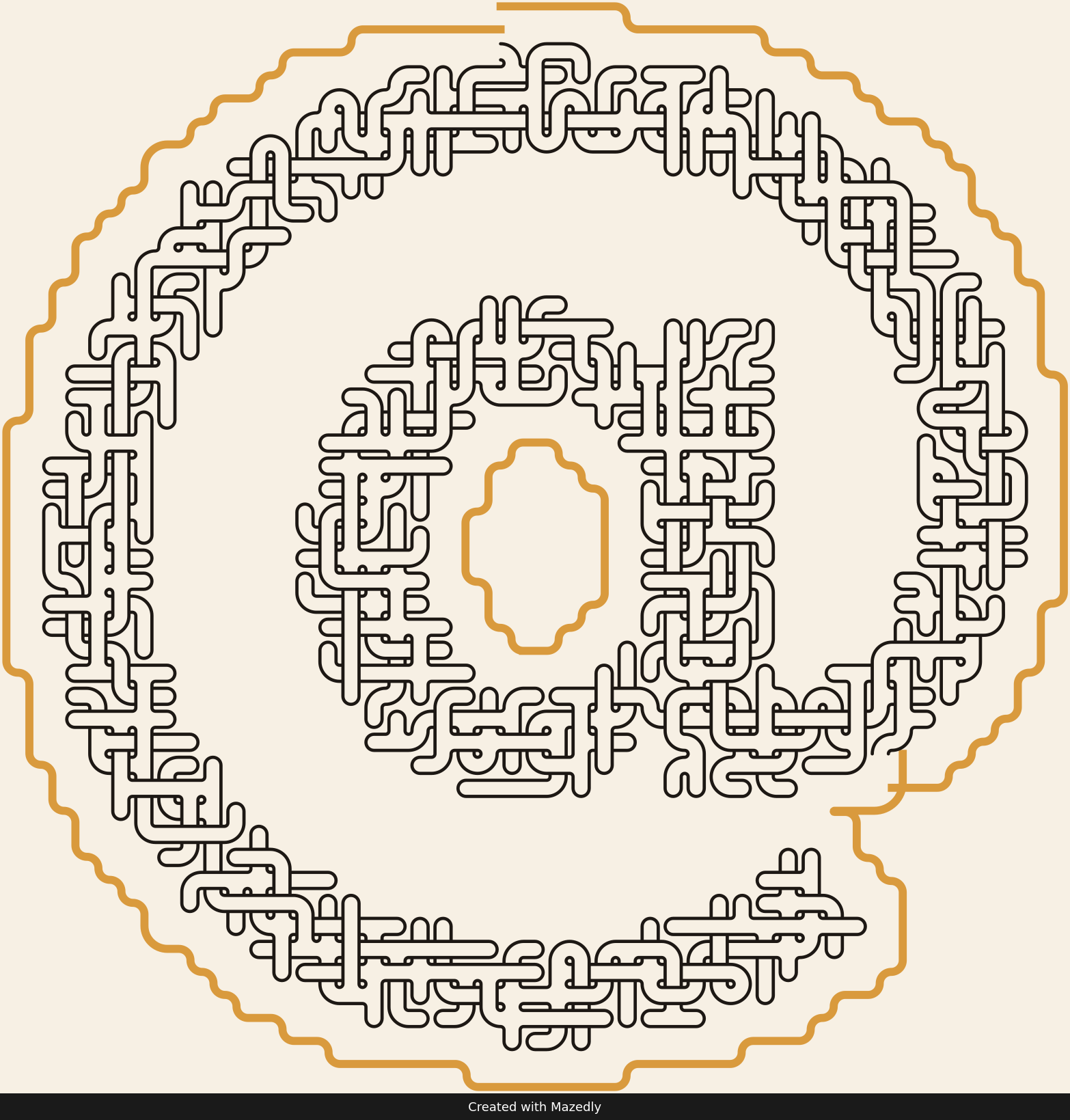 At Sign — Paper & Brass