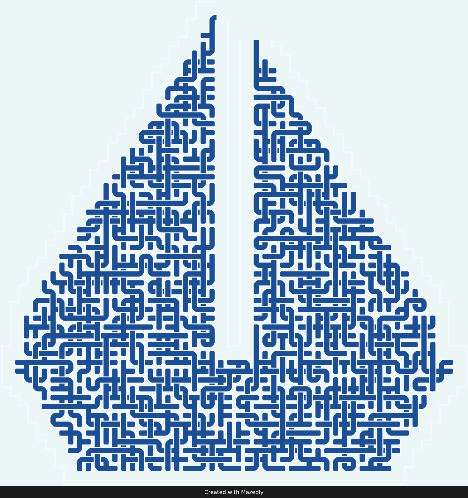 Sailboat — Cyanotype