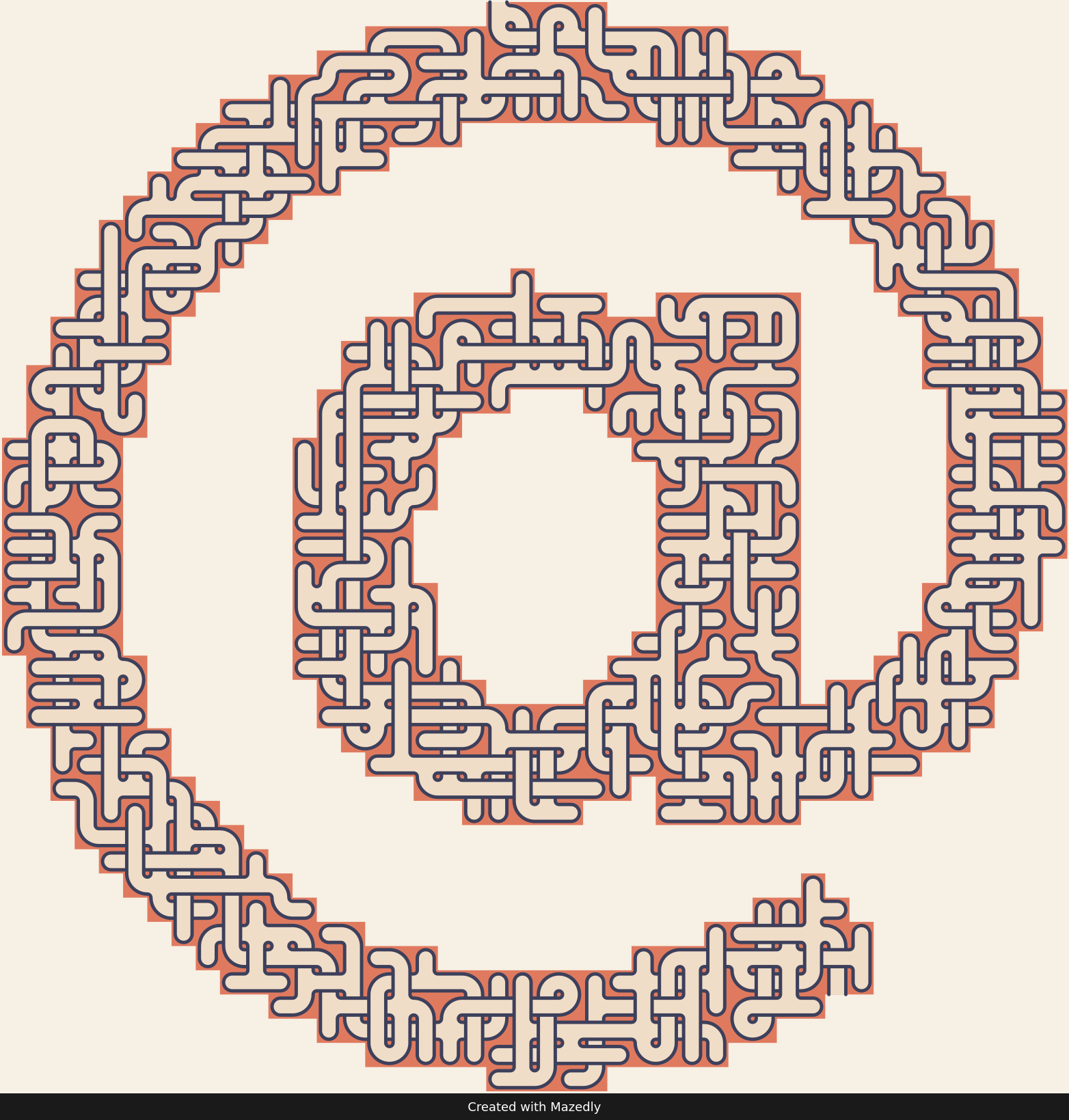 At Sign — Terracotta