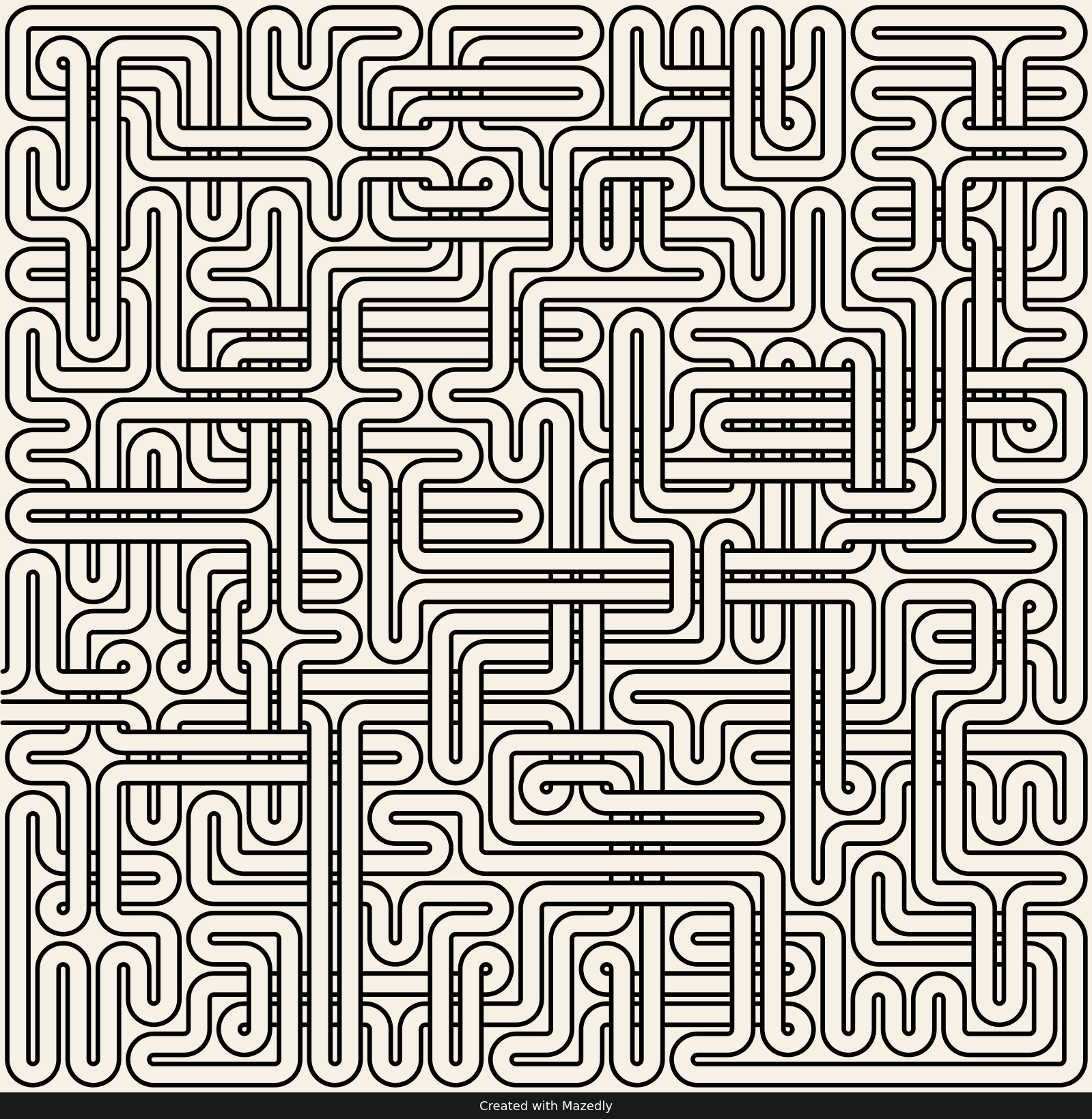 Woven square — Classic Ink