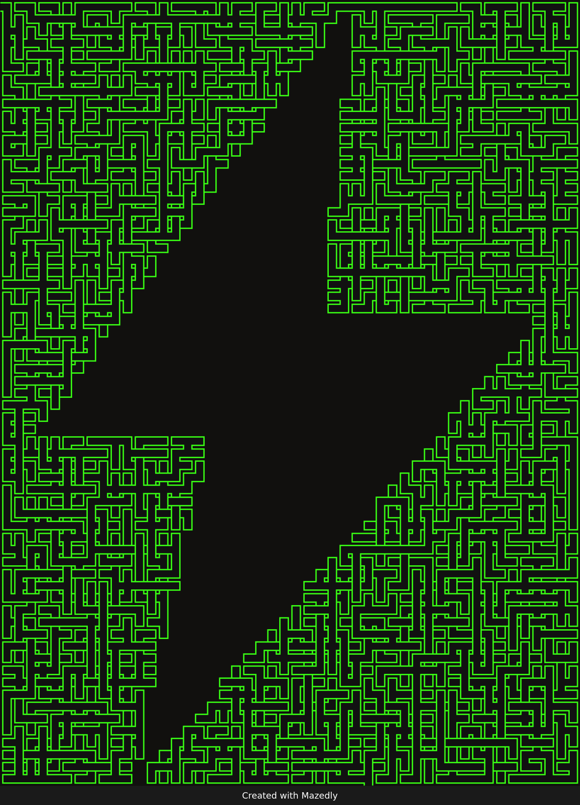 Lightning Bolt (Inverted) — Neon Lime