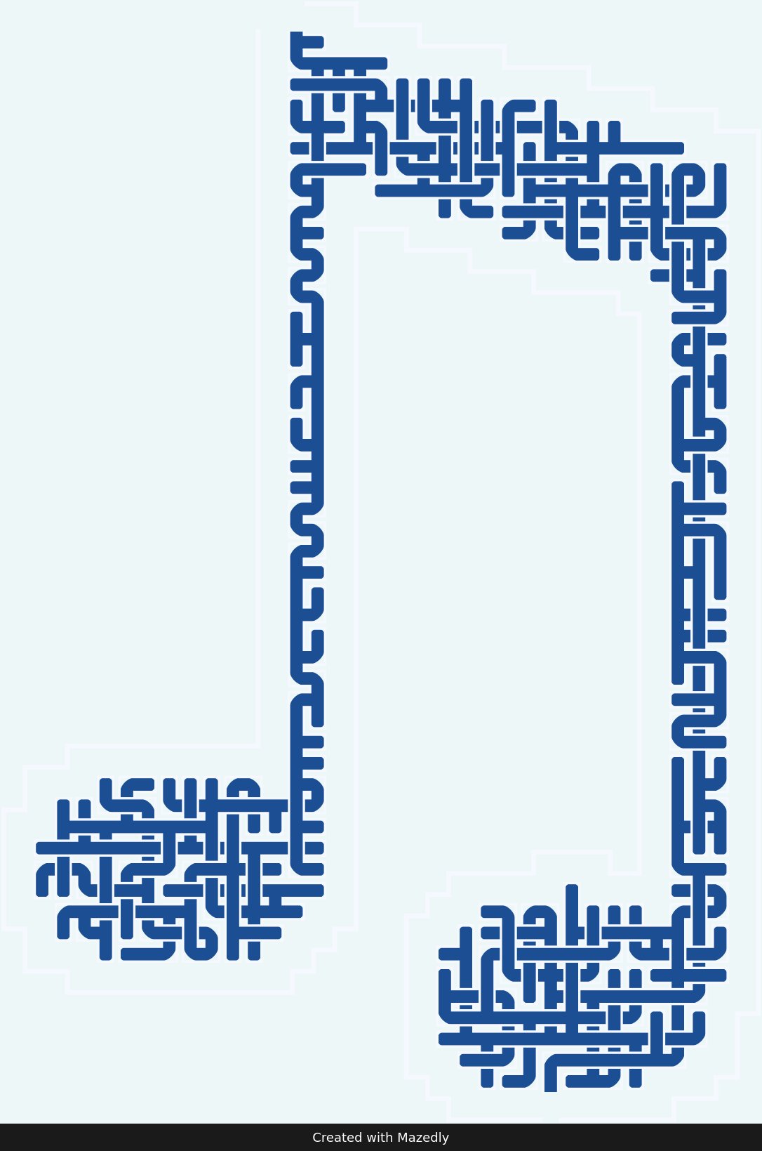 Beamed Notes — Cyanotype