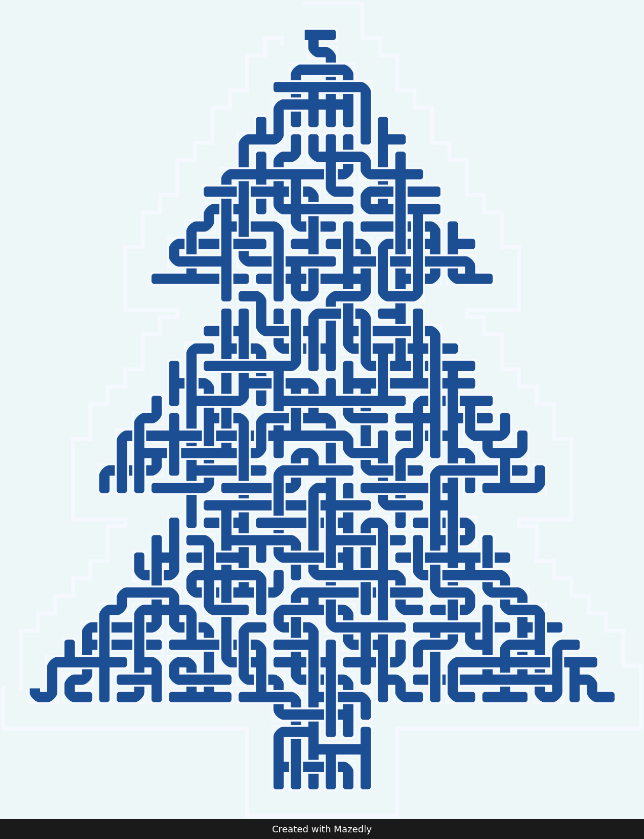 Pine Tree — Cyanotype