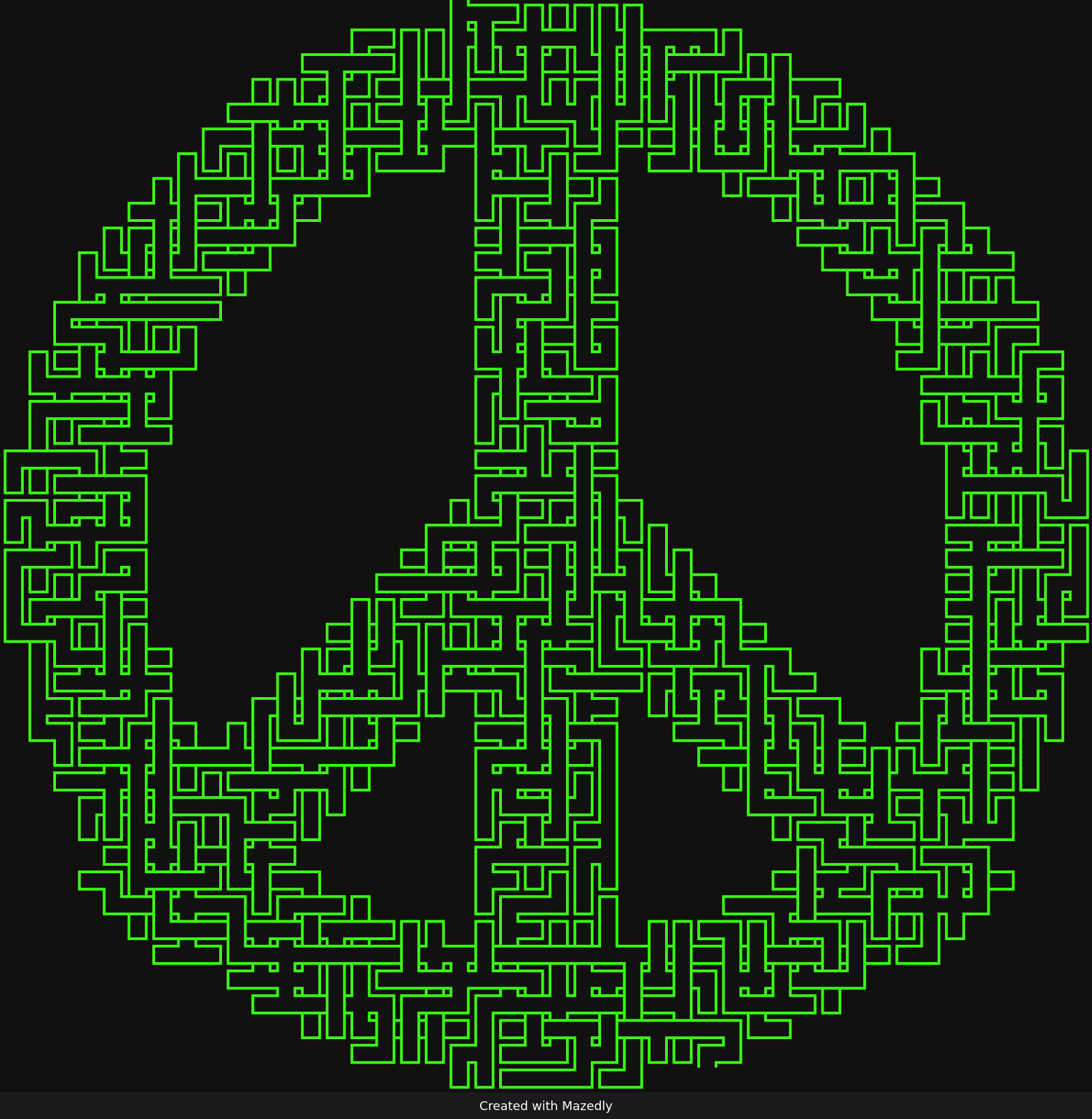 Peace — Neon Lime