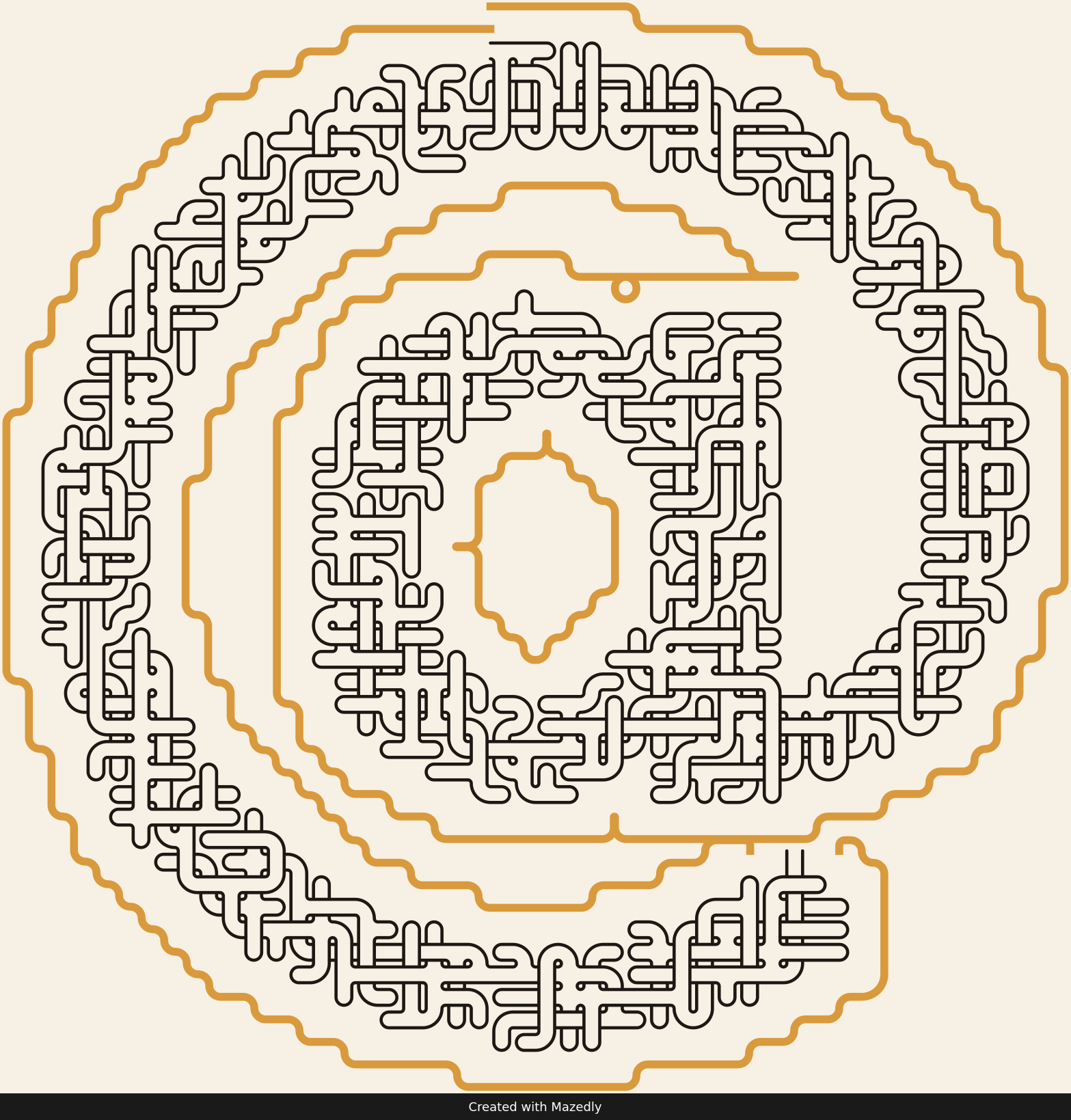 At Sign — Paper & Brass