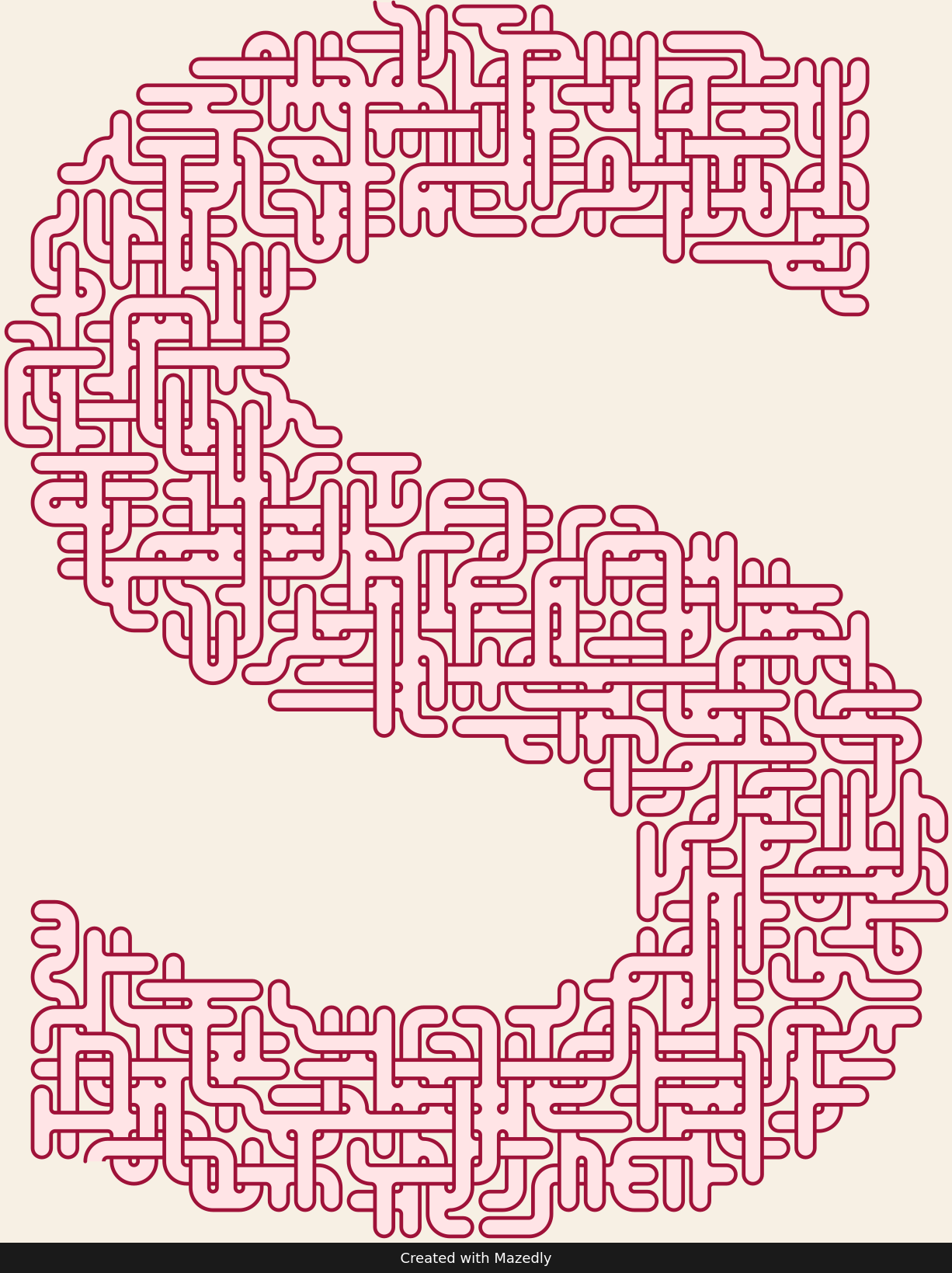 Letter S — Rose Quartz
