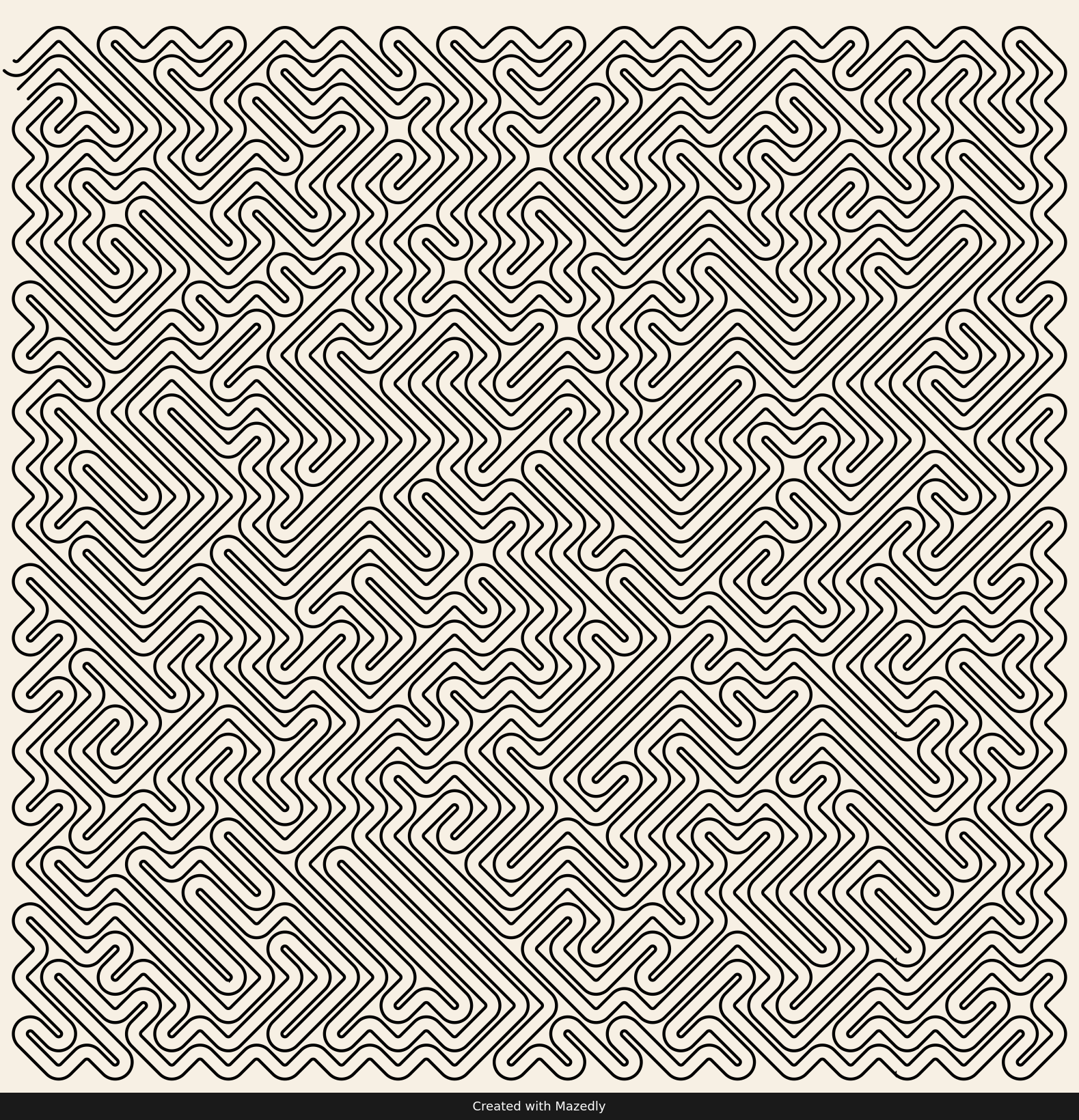Labyrinth diamond — Classic Ink